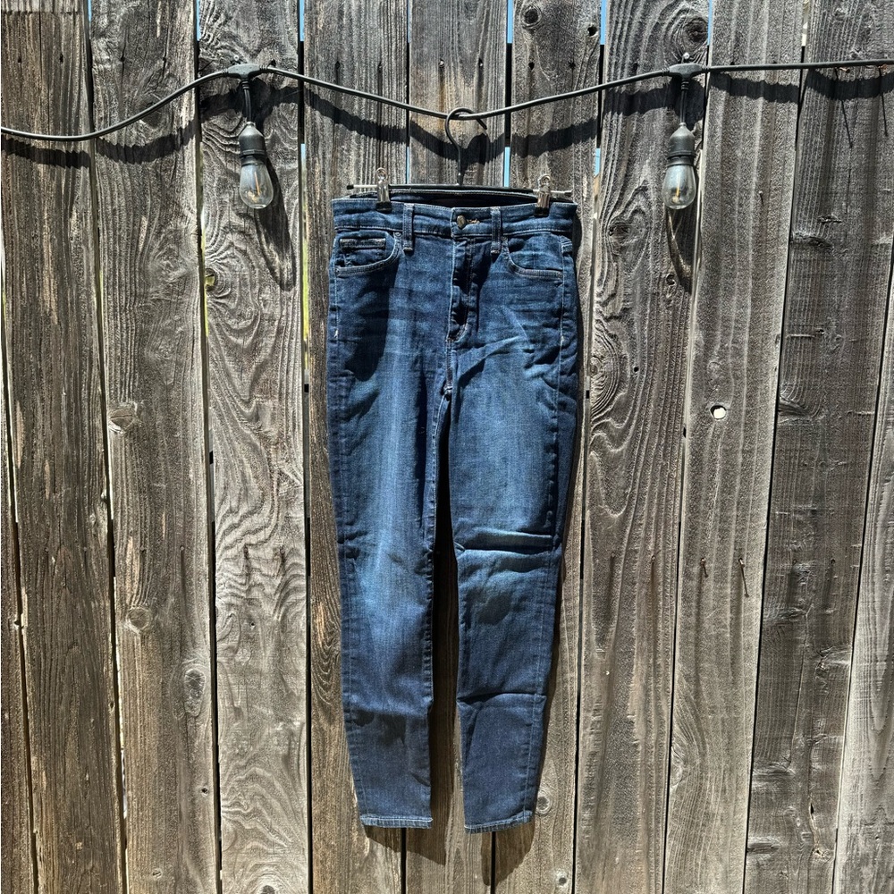 Joe's Dark Wash High Rise Skinny Ankle Jeans Size 25 28” inseam